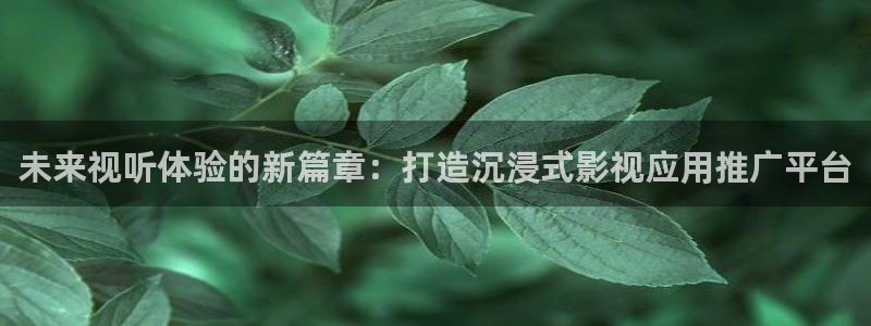 草民电影网天狼影院：未来视听体验的新篇章：打造沉浸式影视应用推广平台